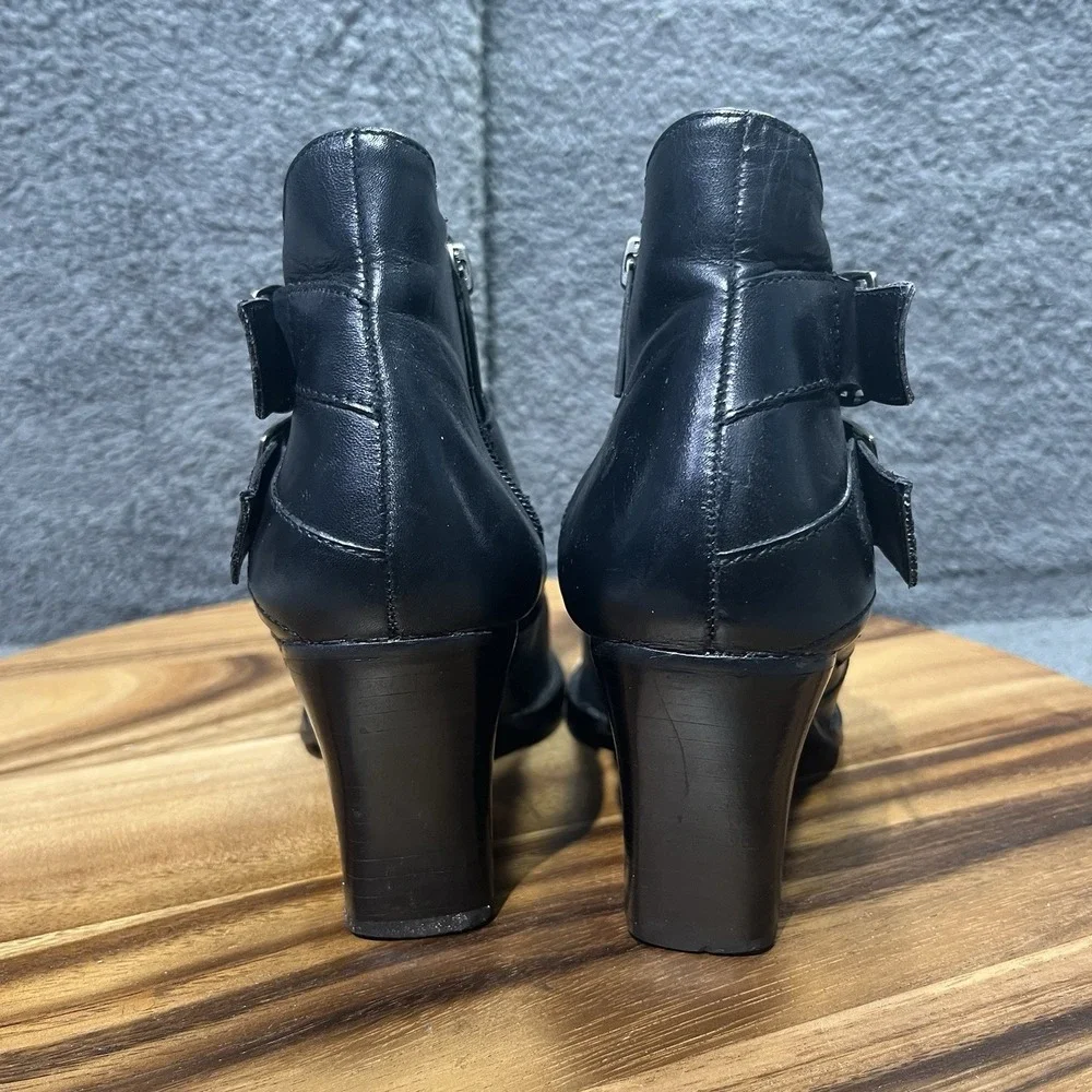 Harley-Davidson Bridgit Shootie Black 4-Inch Boots Inside Zipper D84507 Size 7 - Picture 5 of 13